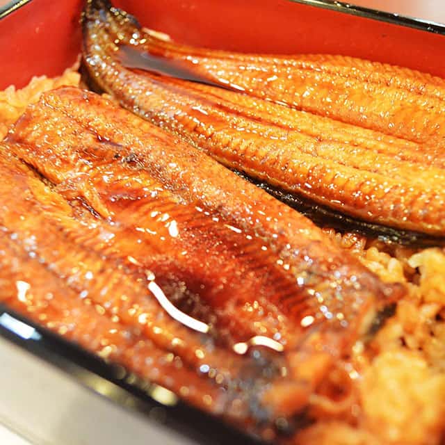 うなぎ屋 亀井のお品書き